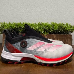 Adidas Adizero ZG BOA Cloud White Lucid Red Golf Shoes IH9896 Men’s Size 14